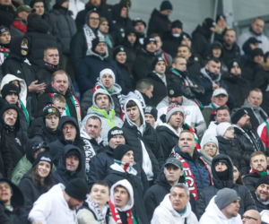Piast Gliwice - Legia Warszawa, zdjęcia kibiców i zawodników z meczu 18. kolejki PKO BP Ekstraklasy