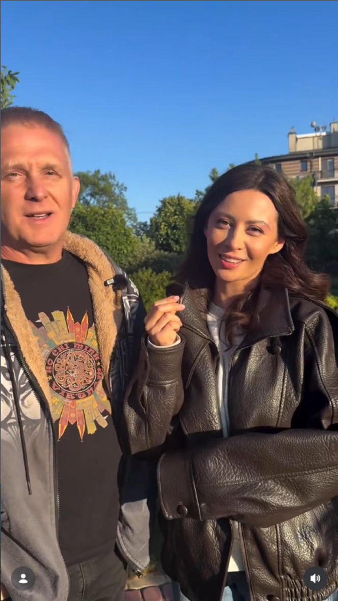 M jak miłość nowy sezon na planie. Joanna (Dominika Sakowicz), Artur Rogowski (Robert Moskwa)