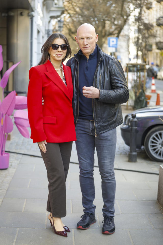 Krzyszof "Diablo" Włodarczyk z żoną