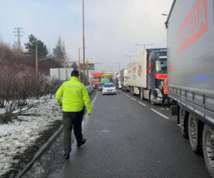 Ogromne protesty kierowców na Słowacji