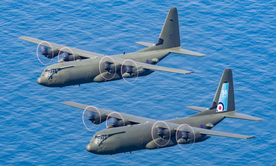 Brytyjski C-130J Super Hecules