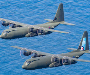 Brytyjski C-130J Super Hecules