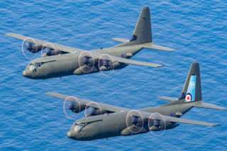 Brytyjski C-130J Super Hecules