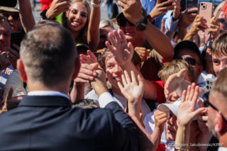 Wzruszenia 15 sierpnia na spotkaniu z Karolem Nawrockim