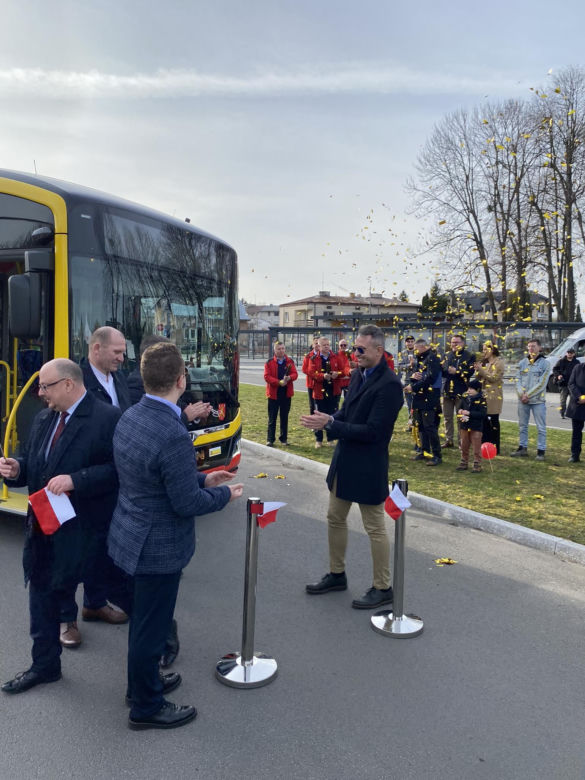 Prezentacja elektrycznych autobusów w Kraśniku