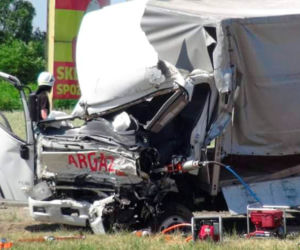O włos od wybuchu butli z gazem! Wstrząsający wypadek pod Warszawą