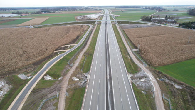 Postępy na budowie A2 Siedlce - Biała Podlaska