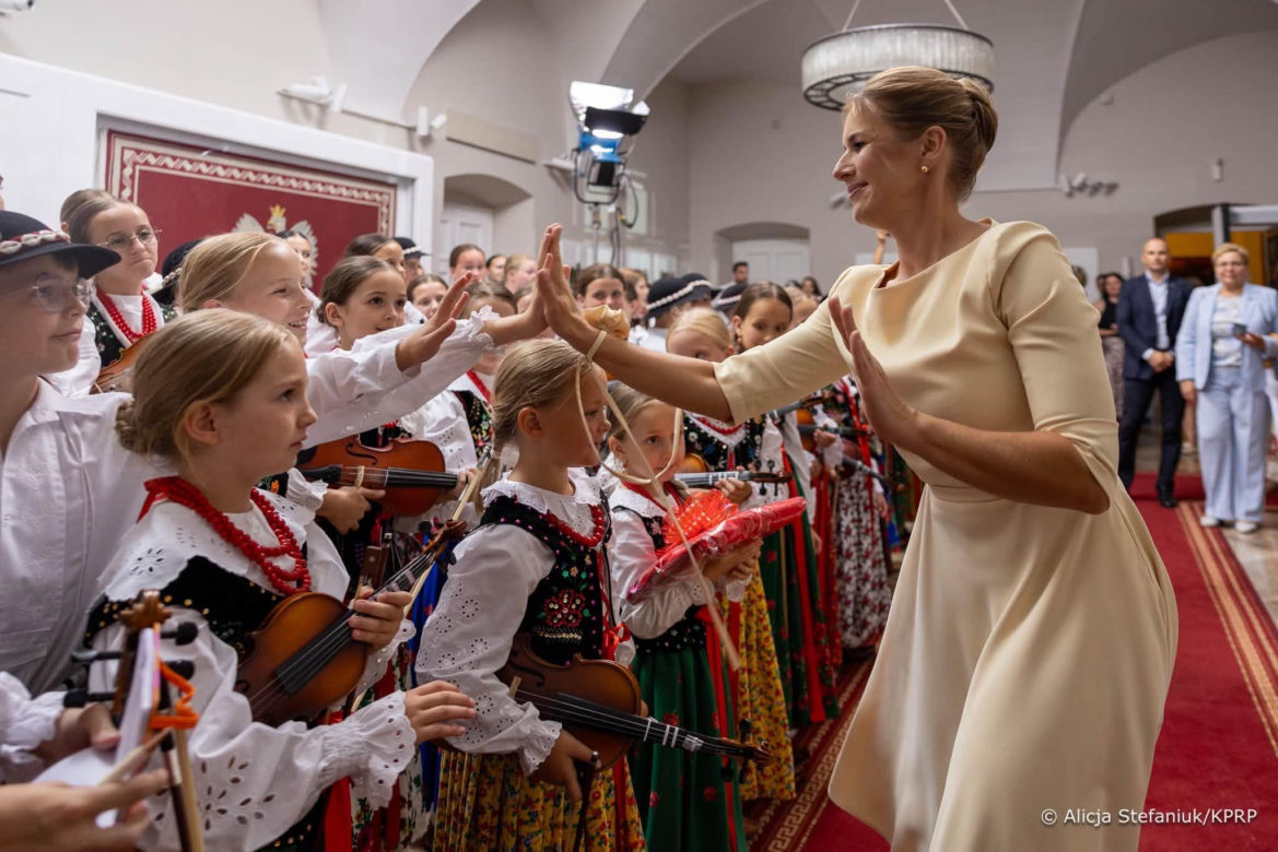 Marta Nawrocka na rocznicy zaprzysiężenia męża