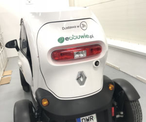 Renault Twizy Cargo jako auto dostawcze eobuwie.pl
