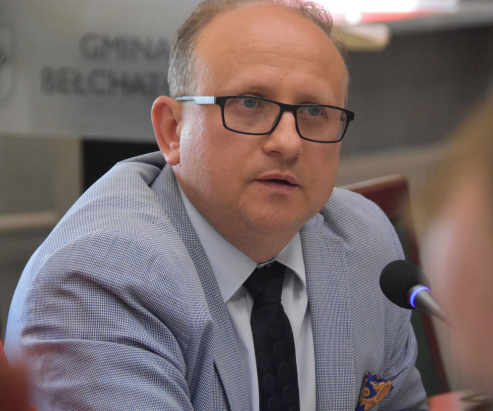 Konrad Koc, wójt gminy Bełchatów
