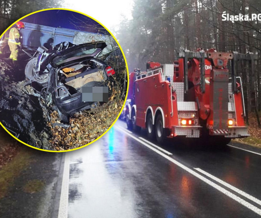 Urwała mu się przyczepa i zmiażdżyła osobówkę. Kierowca powędruje do więzienia