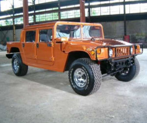stary ford f-150 zamieniony w hummer-a h1