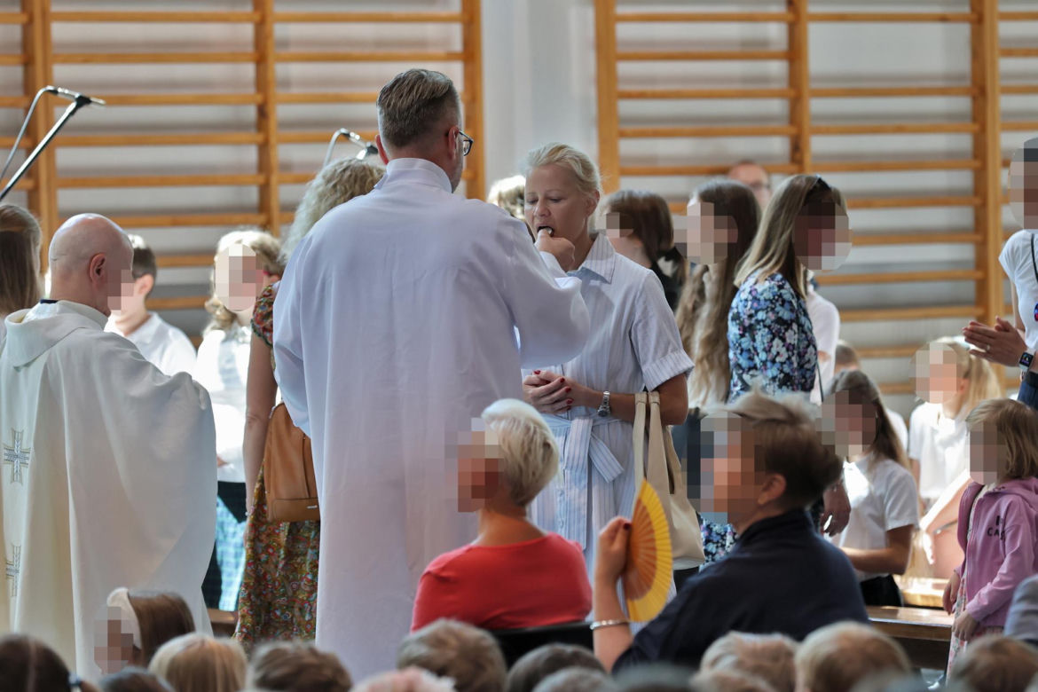 Kożuchowska na zakończeniu roku szkolnego