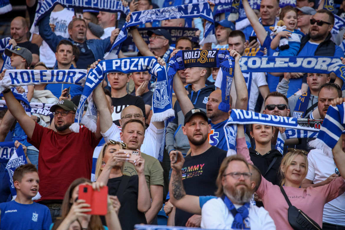 Tak bawili się kibice na meczu Lech Poznań - Jagiellonia Białystok