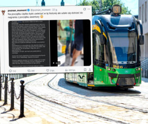 Koszmar w poznańskim tramwaju. Bronił chłopca z Ukrainy, został pobity na przystanku