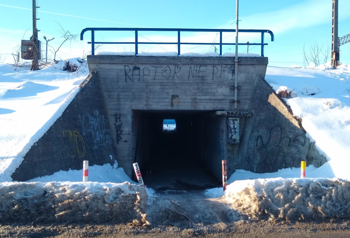 Tunel grozy w Białymstoku