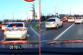 Drogowy „szeryf” z Wrocławia podbija sieć. Nagranie wywołało burzę