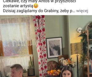 M jak miłość po wakacjach. Paweł (Rafał Mroczek), Basia (Karina Woźniak) na planie