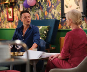 Pierwsza miłość, odcinek 4113: Ewa (Ewa Gawryluk), Krystian (Patryk Pniewski)