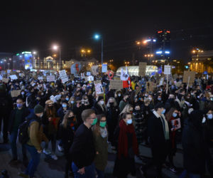 Protest kobiet w centrum Warszawy