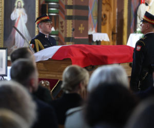 Ból, rozpacz, łzy. Poruszające sceny na pogrzebie Łukasza Litewki