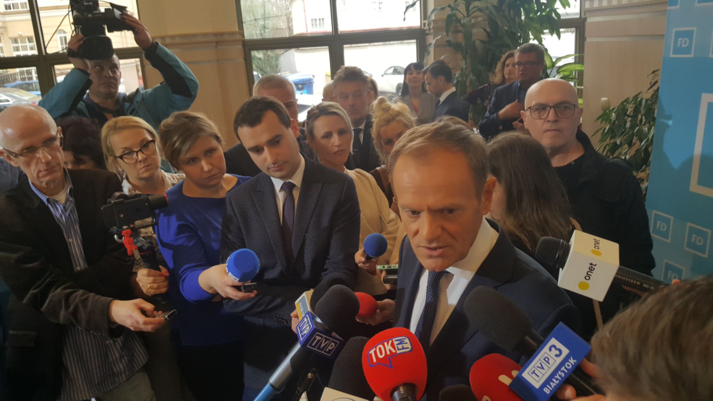 Donald Tusk w Białymstoku. V Festiwal Dyplomatyczny