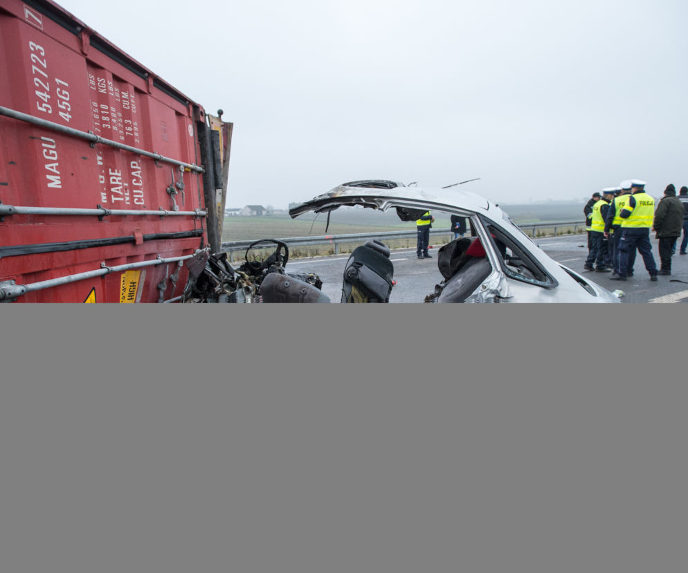 Tragiczny wypadek koło Włocławka na autostradzie A1. 5 osób nie żyje