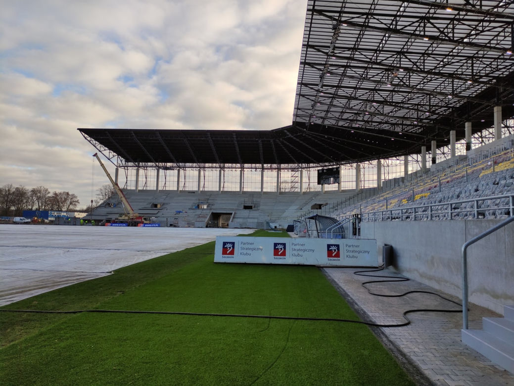 Stadion Pogoni Szczecin czeka na przyjęcie kibiców