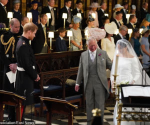 ŚLUB KSIĘCIA HARRY'EGO Z MEGHAN MARKLE - KOŚCIÓŁ.
