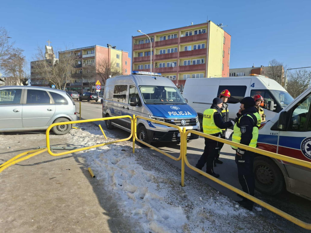 Wypadek na ulicy Radomskiej w Starachowicach