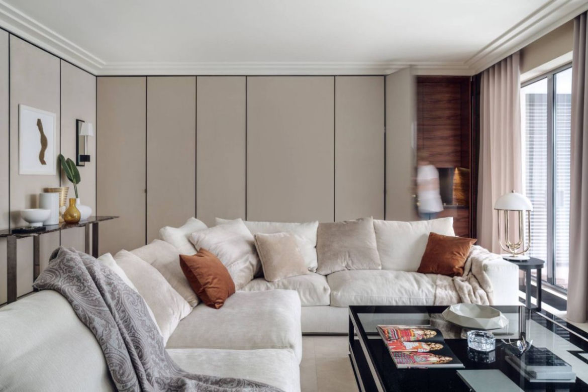 Eleganckie wnętrze apartamentu