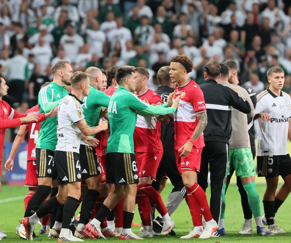 Awantura w hicie Ekstraklasy! Legia zremisowała z Widzewem, dantejskie sceny na koniec