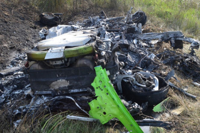 wypadek Lamborghini Huracan