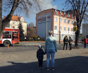 Pali się budynek Panoramy Leszczyńskiej w Lesznie