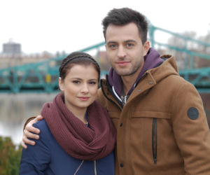 Pierwsza miłość odcinek 2426 Mikser (Błażej Michalski) Marta (Joanna Jarmołowicz)