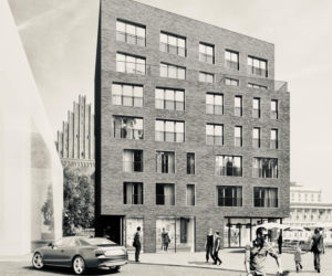 Modrzewskiej 6 we Wrocławiu - pierwotna koncepcja