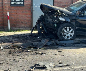 Koszmarny wypadek w Wilkowie Polskim. Poszkodowane małżeństwo z Leszna i ich 3-miesięczne dziecko