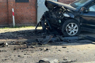 Koszmarny wypadek w Wilkowie Polskim. Poszkodowane małżeństwo z Leszna i ich 3-miesięczne dziecko