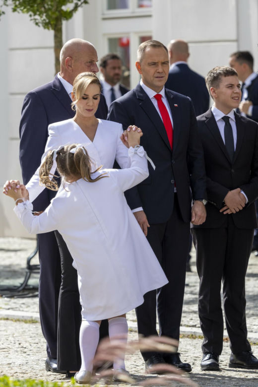 Dzień inauguracji należał do Kasi Nawrockiej. Fotoreporterzy ją uwielbiają 