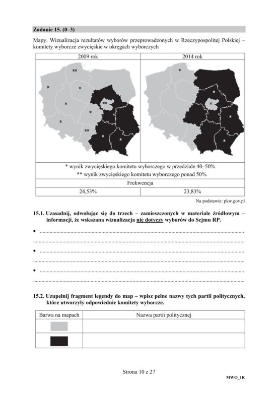 ARKUSZE CKE - Matura z wiedzy o społeczeństwie 2019