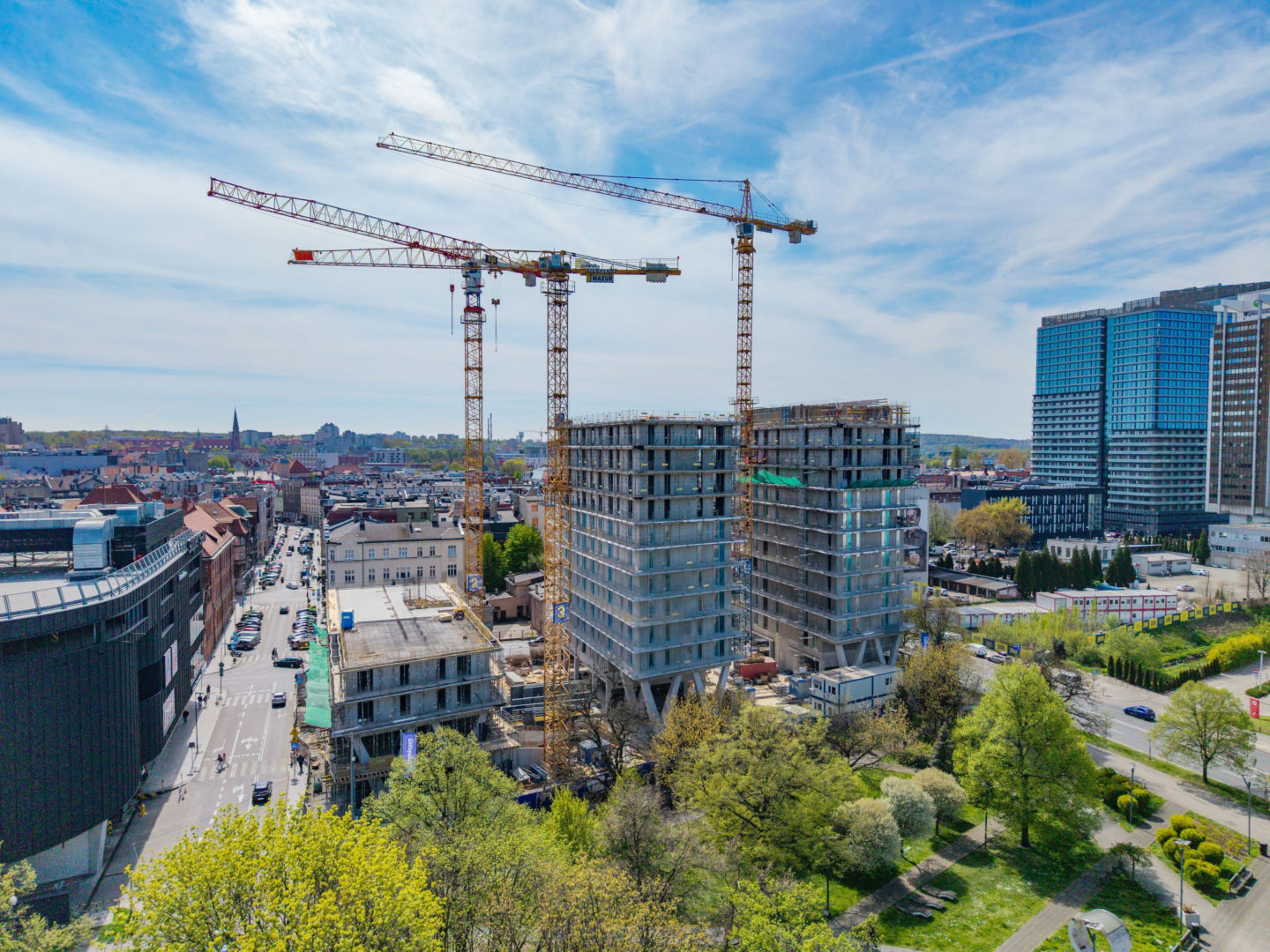 Mikato - budowa 3 budynków, Katowice
