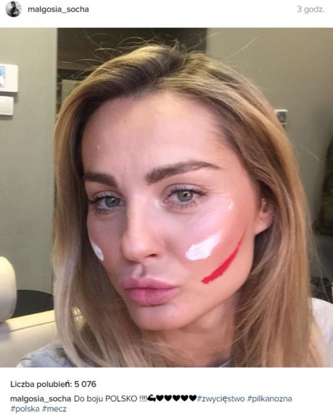 Mecz Polska - Irlandia: tak kibicują gwiazdy