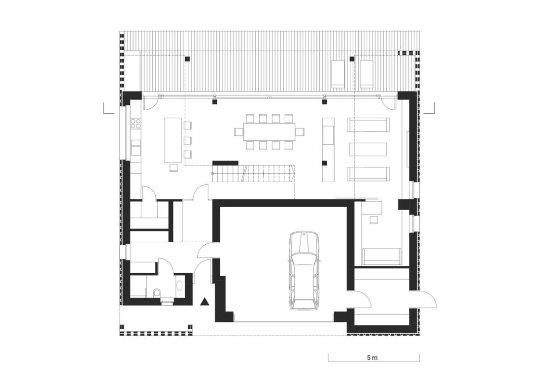 Dom ze starej stodoły projektu Wrzeszcz Architekci