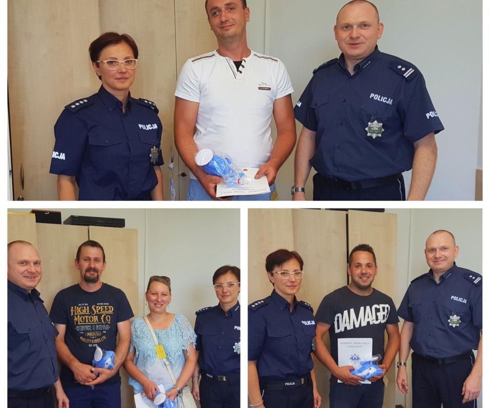 Wzorowa postawa nagrodzona przez policję
