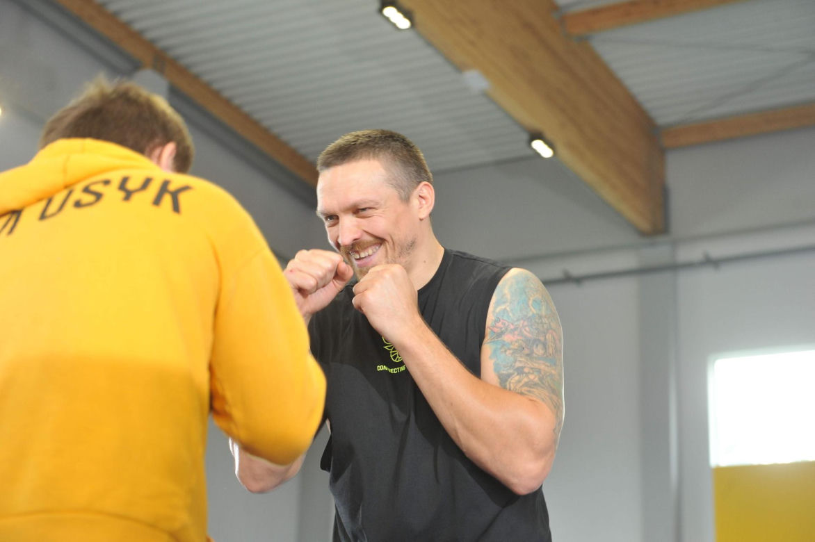 Tak do walki we Wrocławiu trenuje Ołeksandr Usyk. Byliśmy na jego treningu