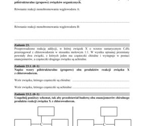 Matura 2020 ARKUSZE CKE: Chemia