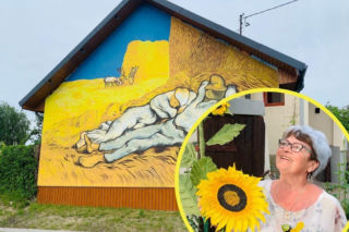 Przyjeżdżają z Chicago, żeby zobaczyć wioskę Van Gogha! Przed domem pani Romany zatrzymują się setki turystów