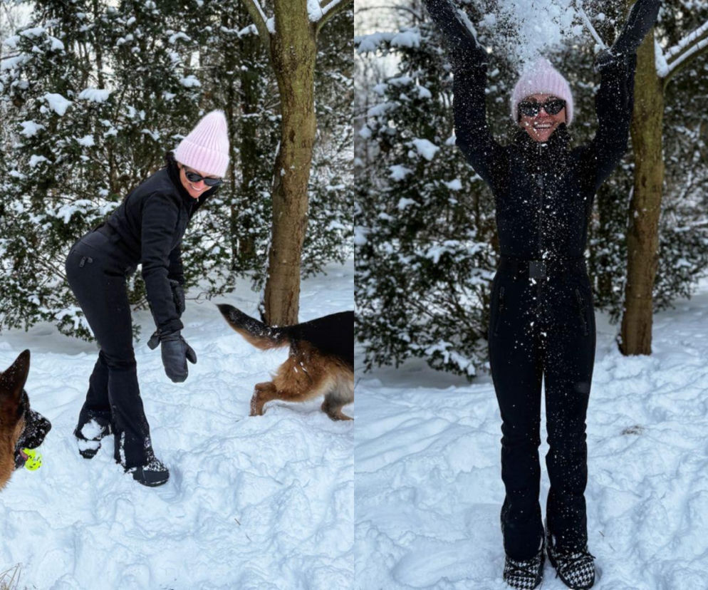 Zima jej nie zatrzymała. Cichopek wygina się na śniegu, a fani nie mogą oderwać wzroku