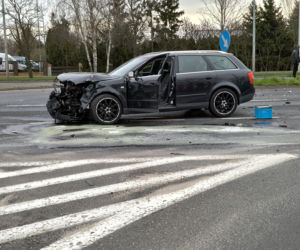 Wypadek na Konstytucji 3 Maja w Lesznie