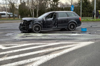 Wypadek na Konstytucji 3 Maja w Lesznie